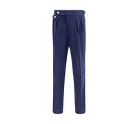 Brunello Cucinelli Blue Wool Casual Pants - IT46 | S