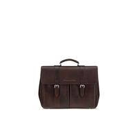 Brunello Cucinelli Bordeaux Calf Leather Bos Taurus Handbag