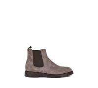 Brunello Cucinelli Brown Calf Leather Bos Taurus Chelsea Boots - EU40/US7