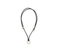 Brunello Cucinelli Brown Calf Leather Bos Taurus Keychain