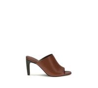 Brunello Cucinelli Brown Calf Leather Bos Taurus Sandals - EU38/US8