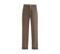 Brunello Cucinelli Brown Cotton Relaxed Fit Jeans - IT52 | XL