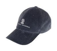 Brunello Cucinelli - Cappellino da baseball in corduroy a coste - - Accessories - Uomo - Blu - L