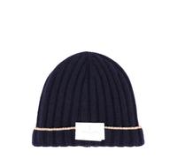 Brunello Cucinelli - Cappello in Cashmere a Coste di Lusso - - Accessories - Uomo - Blu - 2XL