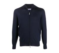 Brunello Cucinelli - Cardigan Blu Maglia Con Zip - - Knitwear - Uomo - Blu - 2XL
