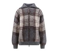 Brunello Cucinelli - Cardigan con zip bidirezionale - - Knitwear - Donna - Multicolore - S