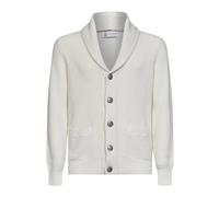 Brunello Cucinelli - Cardigan in Puro Cotone a Coste - - Knitwear - Uomo - Beige - L