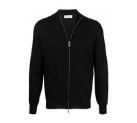 Brunello Cucinelli - Cardigan Nero Maglia Zip - - Knitwear - Uomo - Nero - XL