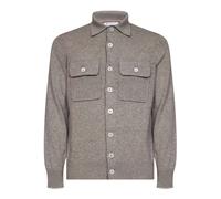 Brunello Cucinelli - Cardigan stile camicia - - Knitwear - Uomo - Grigio - XL