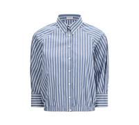 Brunello Cucinelli - Cotton Pattern Shirt - - Blouses & Shirts - Donna - Blu - M