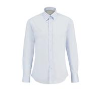 Brunello Cucinelli - Cotton Twill Slim Shirt - - Shirts - Uomo - Blu - L