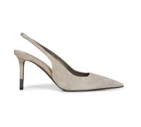 Brunello Cucinelli - Décolleté Slingback in Camoscio - - Shoes - Donna - Grigio - 39 1/2 EU