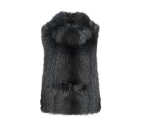 Brunello Cucinelli - Gilet in Pelliccia di Volpe - - Jackets - Donna - Blu - S