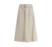 Brunello Cucinelli - Gonna Lunga Ampia Crema Vita Elastica - - Skirts - Donna - Beige - L