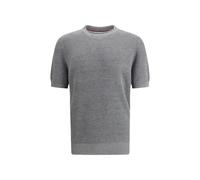 Brunello Cucinelli Gray Linen T-Shirt - IT46 | S