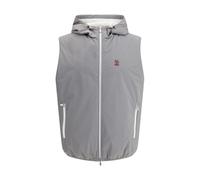 Brunello Cucinelli Gray Polyamide Sleveless Jacket - S