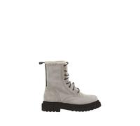 Brunello Cucinelli Gray Rubber Lace-Up Boots - EU36/US6