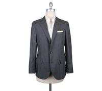 Brunello Cucinelli Grigio Scuro Cashmere Solido Giacca Sportiva - (BC103173)