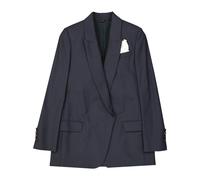 Brunello Cucinelli, ,Jackets ,Donna ,Blu ,L Giacca Blu in Lana Moda Donna