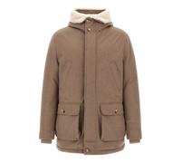 Brunello Cucinelli, ,Jackets ,Uomo ,Beige ,2XL Flannel down jacket