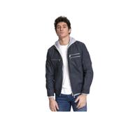 Brunello Cucinelli, ,Jackets ,Uomo ,Blu ,L Giacca Blouson in Pelle Blu Navy