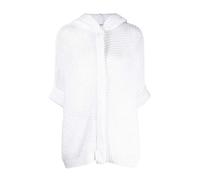 Brunello Cucinelli, ,Knitwear ,Donna ,Bianco ,S Cotton Shell Jacket
