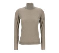 Brunello Cucinelli, ,Knitwear ,Donna ,Marrone ,M Maglione Dolcevita
