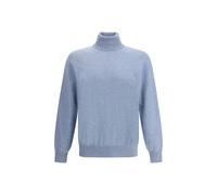 Brunello Cucinelli Light Blue Cashmere Cashmere Sweater - IT54 | XXL