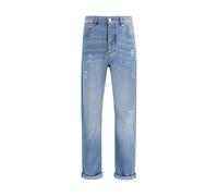 Brunello Cucinelli Light Blue Cotton Relaxed Fit Jeans - IT48 | M