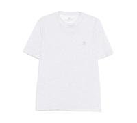 Brunello Cucinelli - Logo Cotton T-Shirt - - Tops - Uomo - Grigio - S