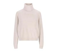 Brunello Cucinelli - Maglione a collo alto a coste - - Knitwear - Donna - Beige - S
