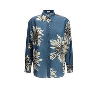 Brunello Cucinelli Multicolor Silk Pattern Shirt - S