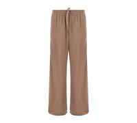 Brunello Cucinelli - Pantaloni a gamba larga - - Trousers - Donna - Marrone - M