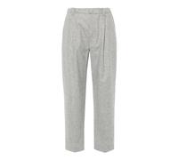 Brunello Cucinelli - Pantaloni in Lana e Cashmere Grigio Chiaro - - Trousers - Donna - Grigio - S