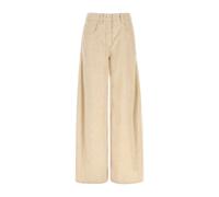Brunello Cucinelli - Pantaloni Tinto - - Trousers - Donna - Beige - S