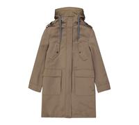 Brunello Cucinelli - Parka in Cotone Marrone per Donne - - Coats - Donna - Marrone - S