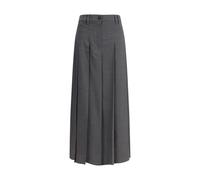 Brunello Cucinelli Pleated long Skirt in virgin wool techno gauze - IT36 | XS