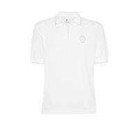 Brunello Cucinelli - Polo con Logo Sul Petto e Mezza Zip - - Tops - Uomo - Bianco - S