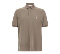 Brunello Cucinelli - Polo Piqué - - Tops - Uomo - Beige - S