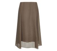 Brunello Cucinelli, ,Skirts ,Donna ,Beige ,S Circle Skirt