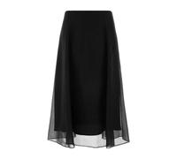 Brunello Cucinelli, ,Skirts ,Donna ,Nero ,2XL Circle Skirt