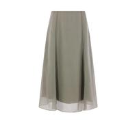 Brunello Cucinelli, ,Skirts ,Donna ,Verde ,S Gonna Longuette