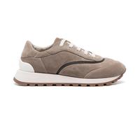 Brunello Cucinelli - Sneakers in Pelle con Catena - - Shoes - Donna - Beige - 36 EU