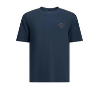 Brunello Cucinelli - T-shirt Girocollo in Nylon Comfort - - Tops - Uomo - Blu - 2XL