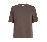 Brunello Cucinelli - T-shirt in jersey di cotone con dettagli lucenti - - Tops - Donna - Marrone - M