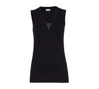 Brunello Cucinelli - Top in Jersey a Coste - - Tops - Donna - Nero - S