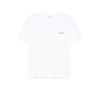 Brunello Cucinelli, ,Tops ,Donna ,Bianco ,L T-shirt in jersey di cotone