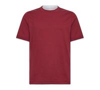 Brunello Cucinelli, ,Tops ,Uomo ,Rosso ,XL Layered-edge Crewneck T-Shirt