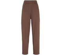 Brunello Cucinelli, ,Trousers ,Donna ,Marrone ,M Pantaloni Marroni Stile Elegante