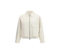 Brunello Cucinelli White Cotton Denim Jacket - IT44 | L